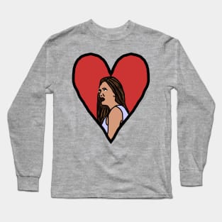 Valentine for the Girlfriend of the Distracted Boyfriend Long Sleeve T-Shirt